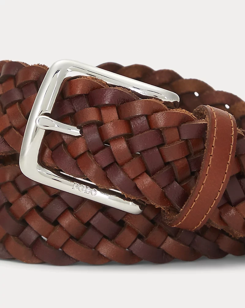 Braided Leather Belt
