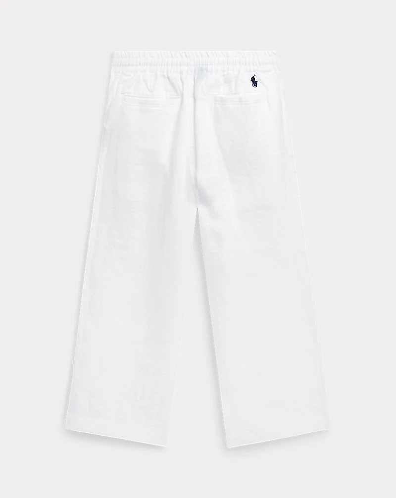 Wide-Leg Linen Pant