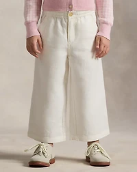Wide-Leg Linen Pant