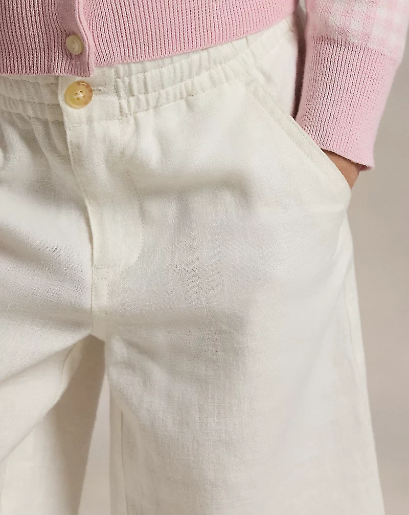 Wide-Leg Linen Pant