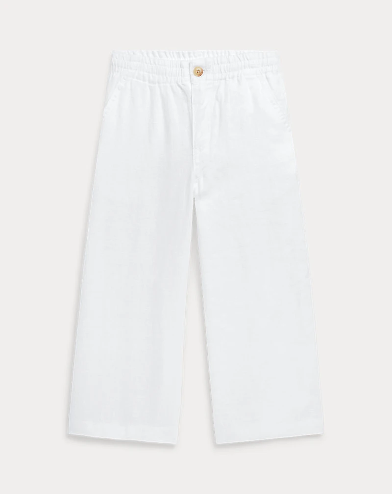 Wide-Leg Linen Pant