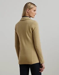 Cotton-Blend Blazer