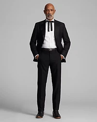 Slim Fit Wool Western Tuxedo Trouser
