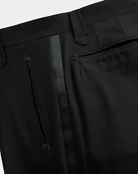 Slim Fit Wool Western Tuxedo Trouser