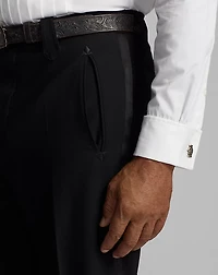 Slim Fit Wool Western Tuxedo Trouser