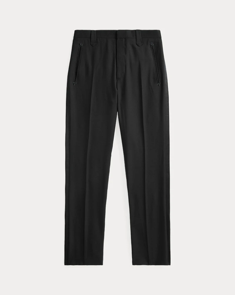 Slim Fit Wool Western Tuxedo Trouser