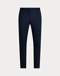 Pleated Knit Mesh Trouser