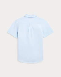 Knit Oxford Short-Sleeve Shirt