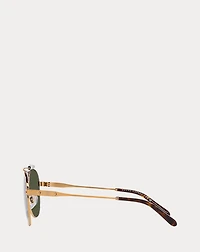 Automotive Metal Pilot Sunglasses