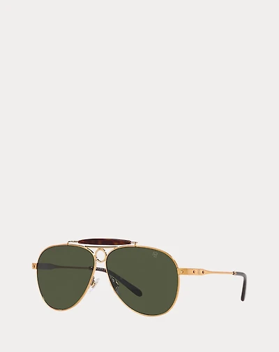 Automotive Metal Pilot Sunglasses