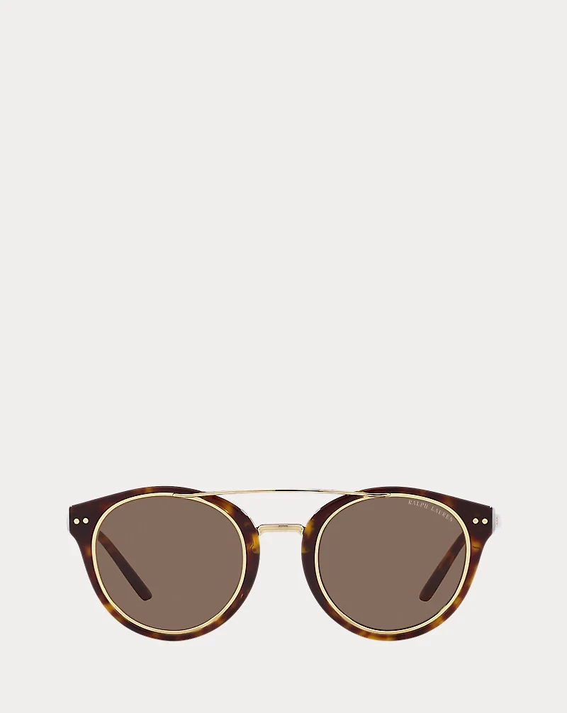 Art Deco Round Sunglasses