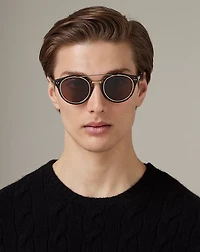 Art Deco Round Sunglasses