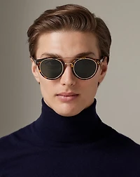 Art Deco Round Sunglasses