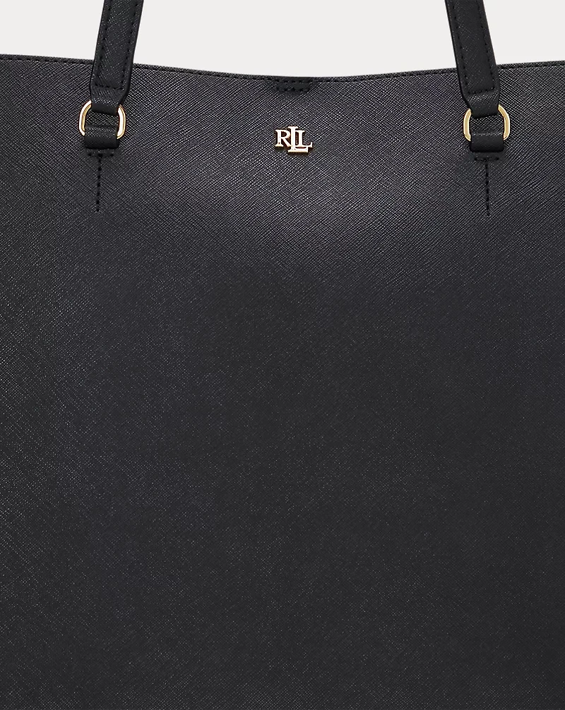 Crosshatch Leather Large Karly Tote