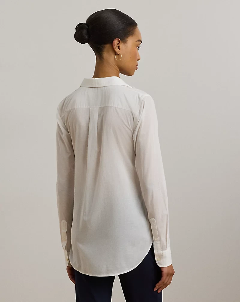 Classic Fit Cotton Voile Shirt