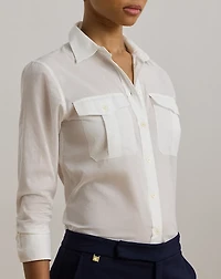 Classic Fit Cotton Voile Shirt