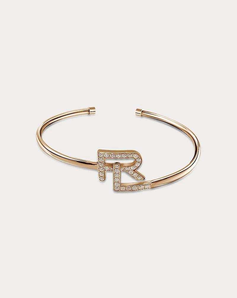 RL 18K Rose Gold & Diamond Bangle
