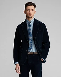 Unconstructed Indigo Corduroy Sport Coat