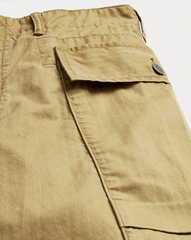 Herringbone Twill Cargo Pant