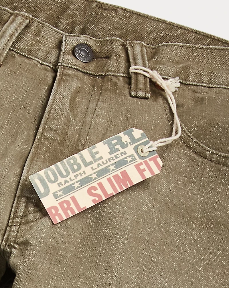 Slim Fit Olive Jean