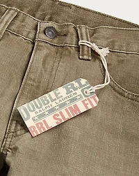 Slim Fit Olive Jean