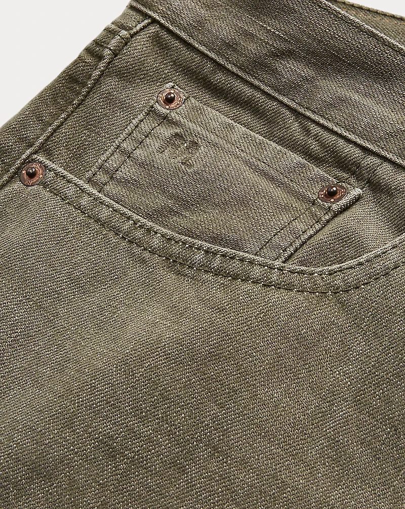 Slim Fit Olive Jean