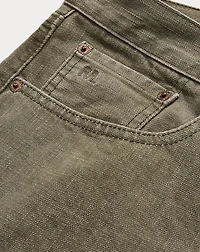Slim Fit Olive Jean