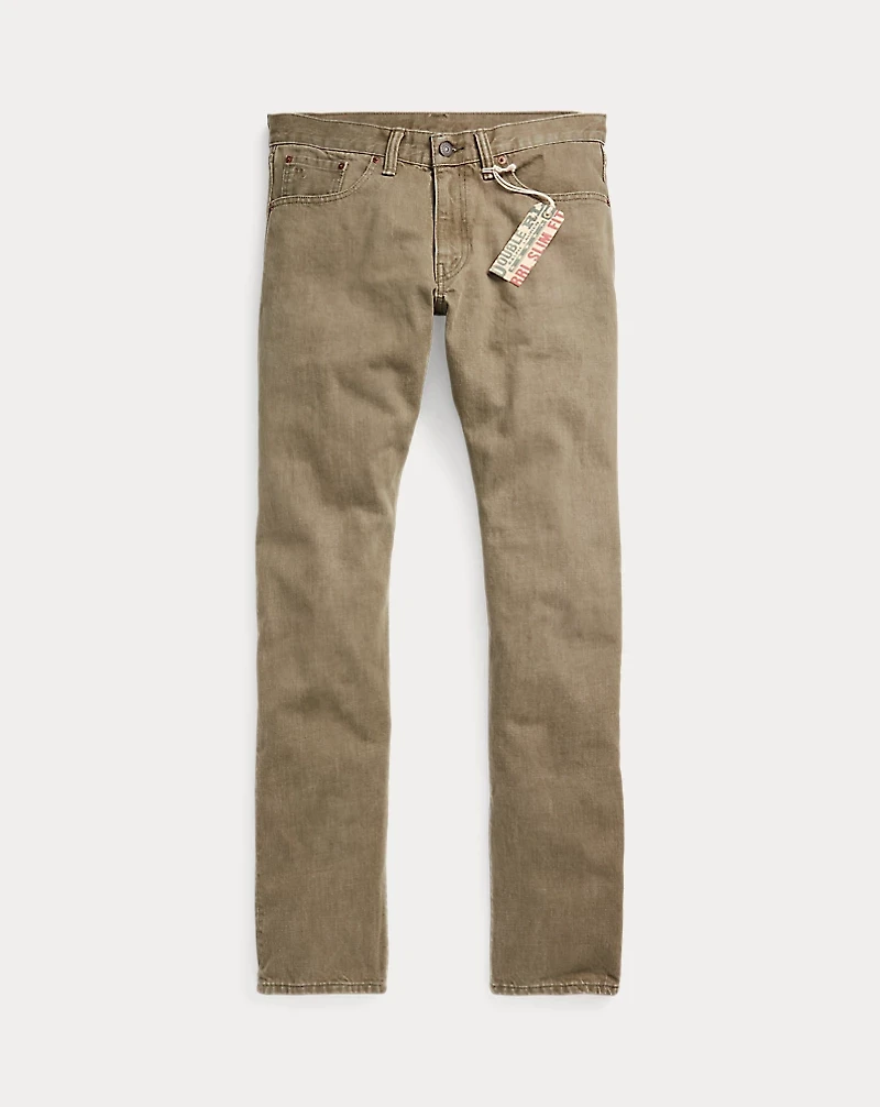 Slim Fit Olive Jean