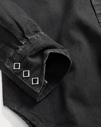 Slim Fit Denim Western Shirt