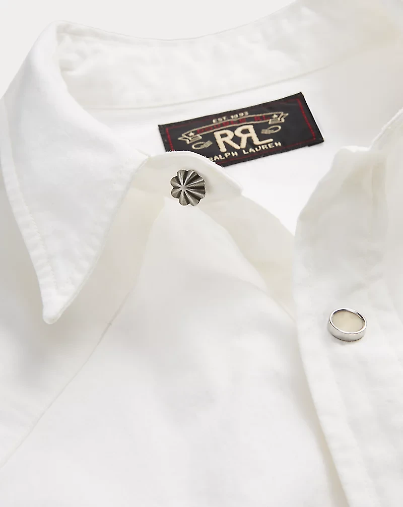 Slim Fit Poplin Western Shirt