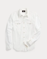 Slim Fit Poplin Western Shirt