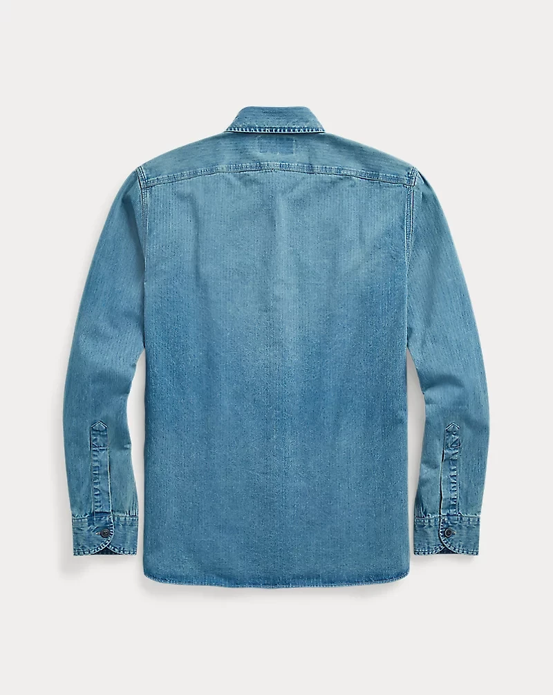 Indigo Herringbone Twill Workshirt