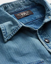 Indigo Herringbone Twill Workshirt