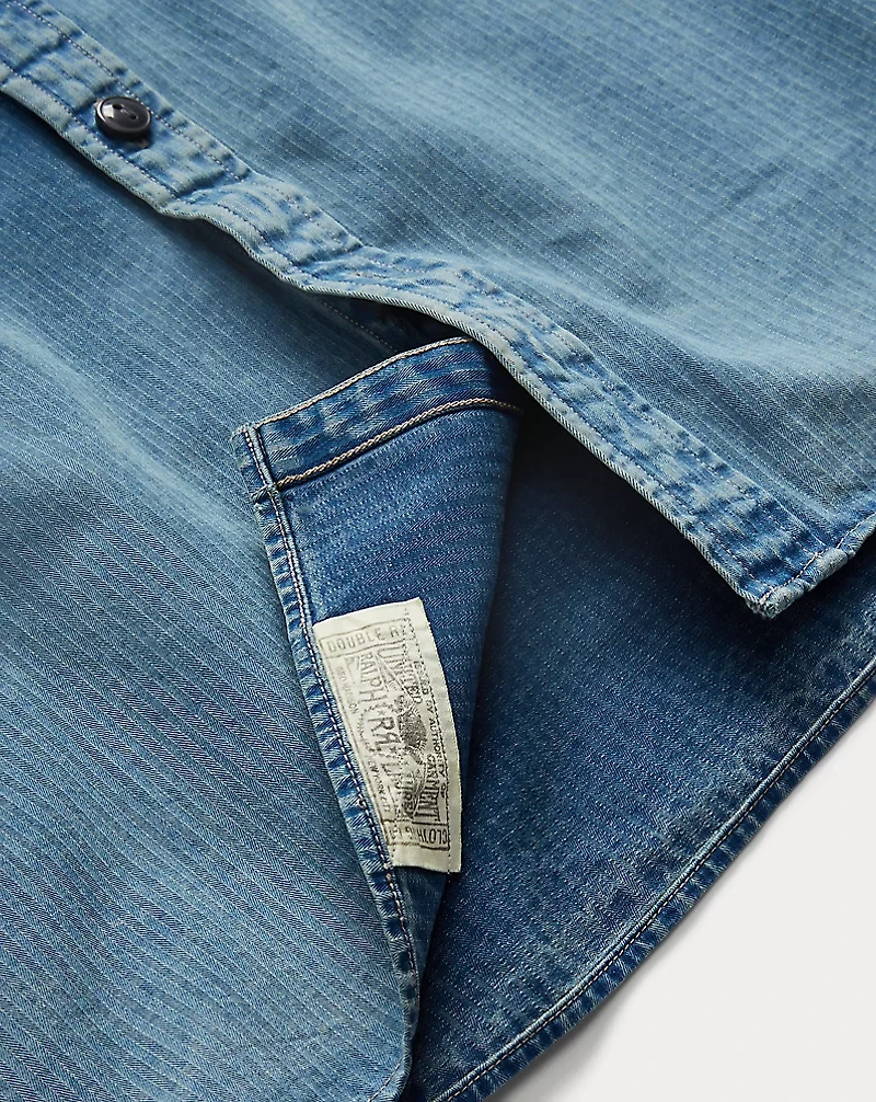 Indigo Herringbone Twill Workshirt