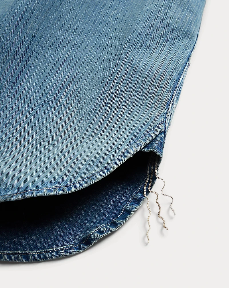 Indigo Herringbone Twill Workshirt