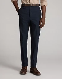 Slim Striped Herringbone Suit Trouser