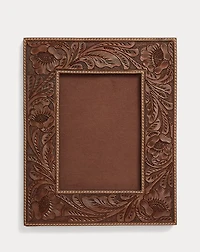 Hand-Tooled Leather Frame
