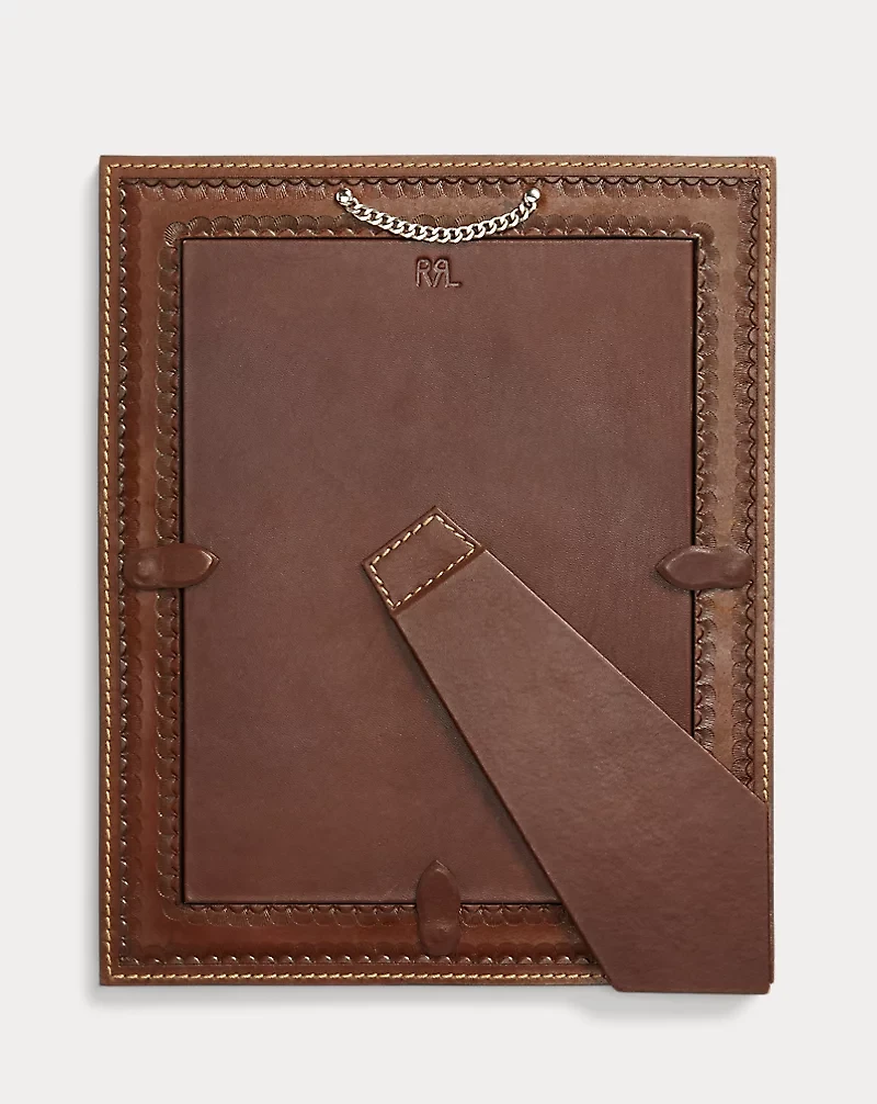 Hand-Tooled Leather Frame