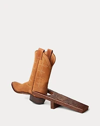 Hand-Tooled Leather Boot Jack