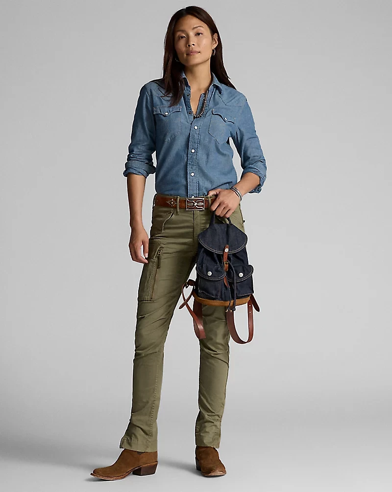 Mini Denim Rucksack