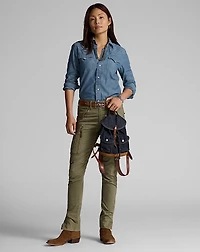 Mini Denim Rucksack