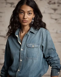 Cotton Denim Workshirt
