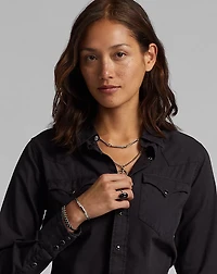 Cotton Twill Western Shirt