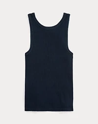 Stretch Cotton Ribbed Tank