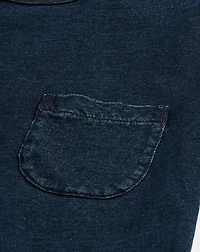 Cotton-Linen Pocket Tee