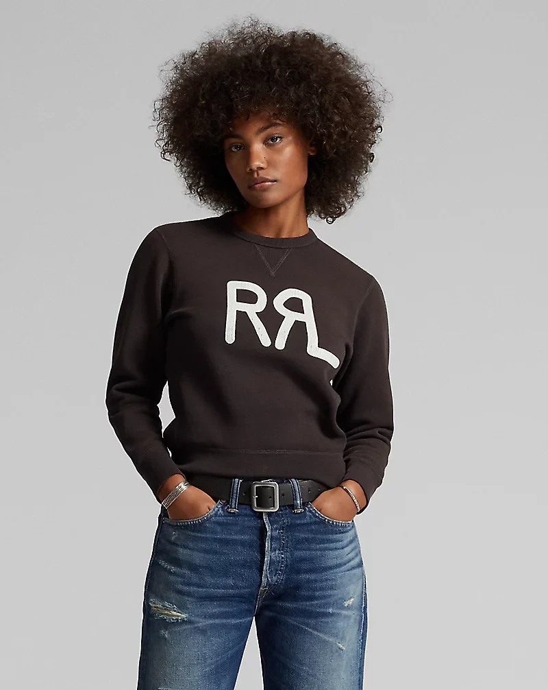 Logo Cotton-Blend Fleece Sweatshirt