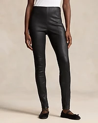 The Lambskin Side-Zip Pant