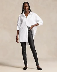 The Lambskin Side-Zip Pant
