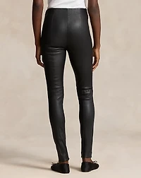 The Lambskin Side-Zip Pant