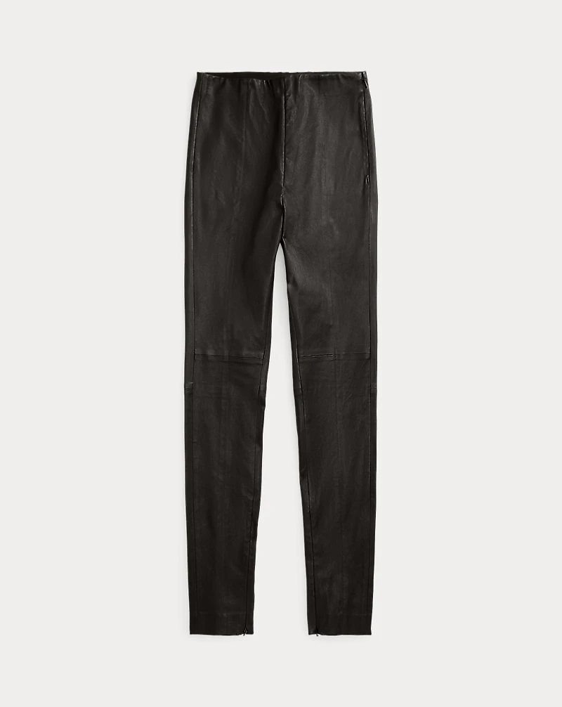 The Lambskin Side-Zip Pant